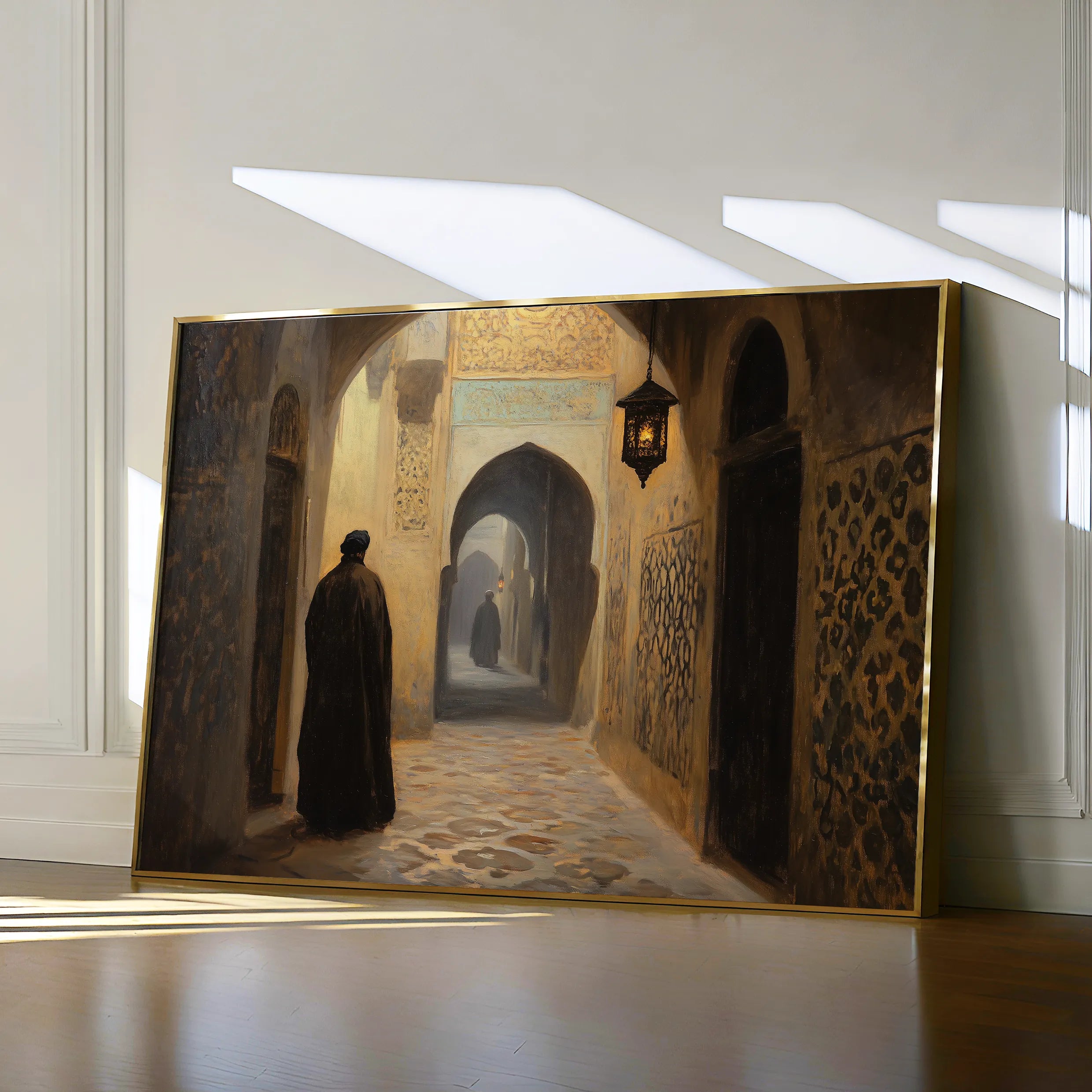 Orientalist 032 Canvas Art 18" x 24" / 45 x 60 cm / Black
