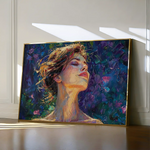 Portrait 032 Canvas Art 60 x 40 cm / Black