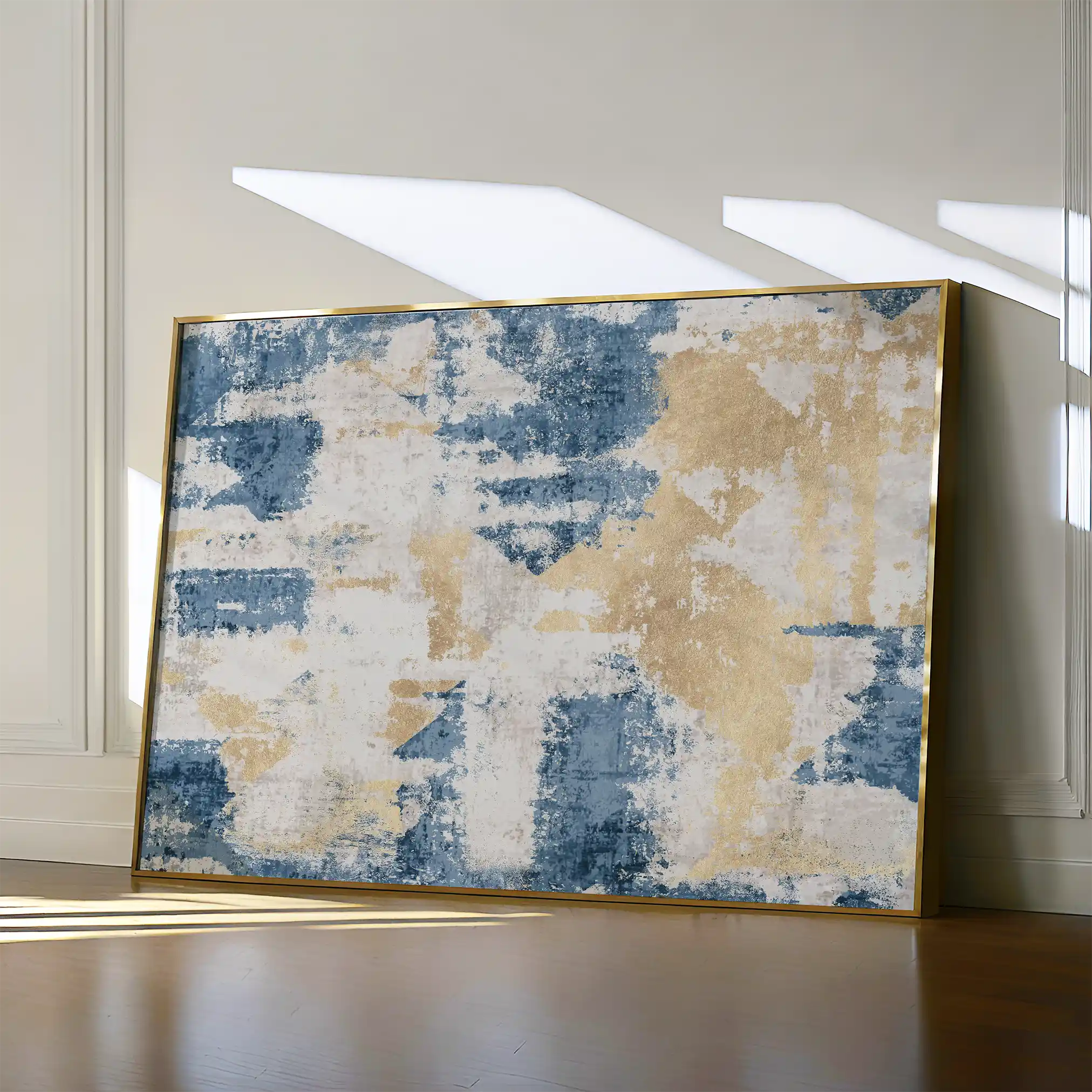 Abstract 033 Canvas Art 18" x 24" / 45 x 60 cm / Black