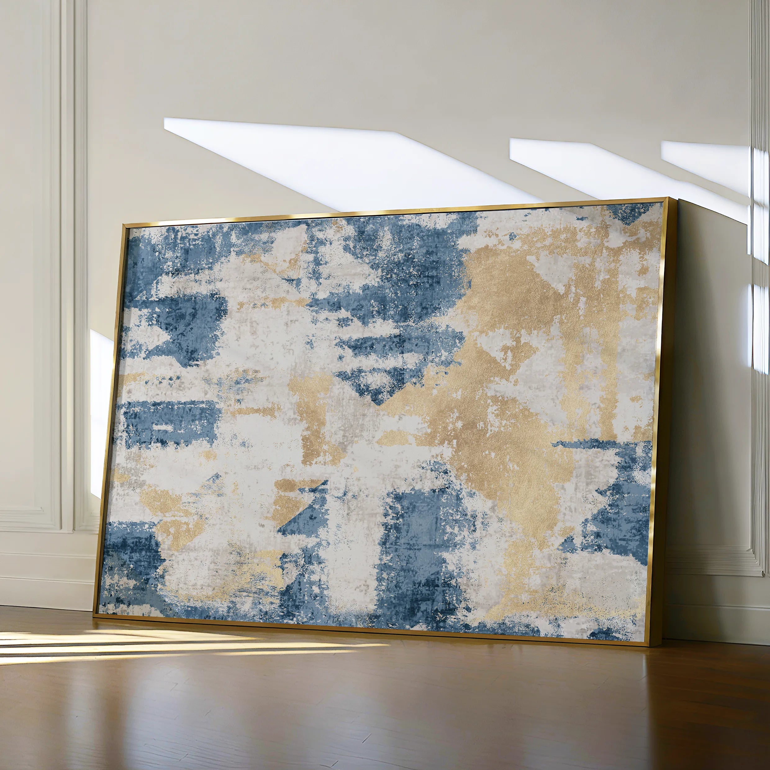 Abstract 033 Canvas Art 18" x 24" / 45 x 60 cm / Black