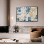 Abstract 033 Canvas Art 18" x 24" / 45 x 60 cm / Black
