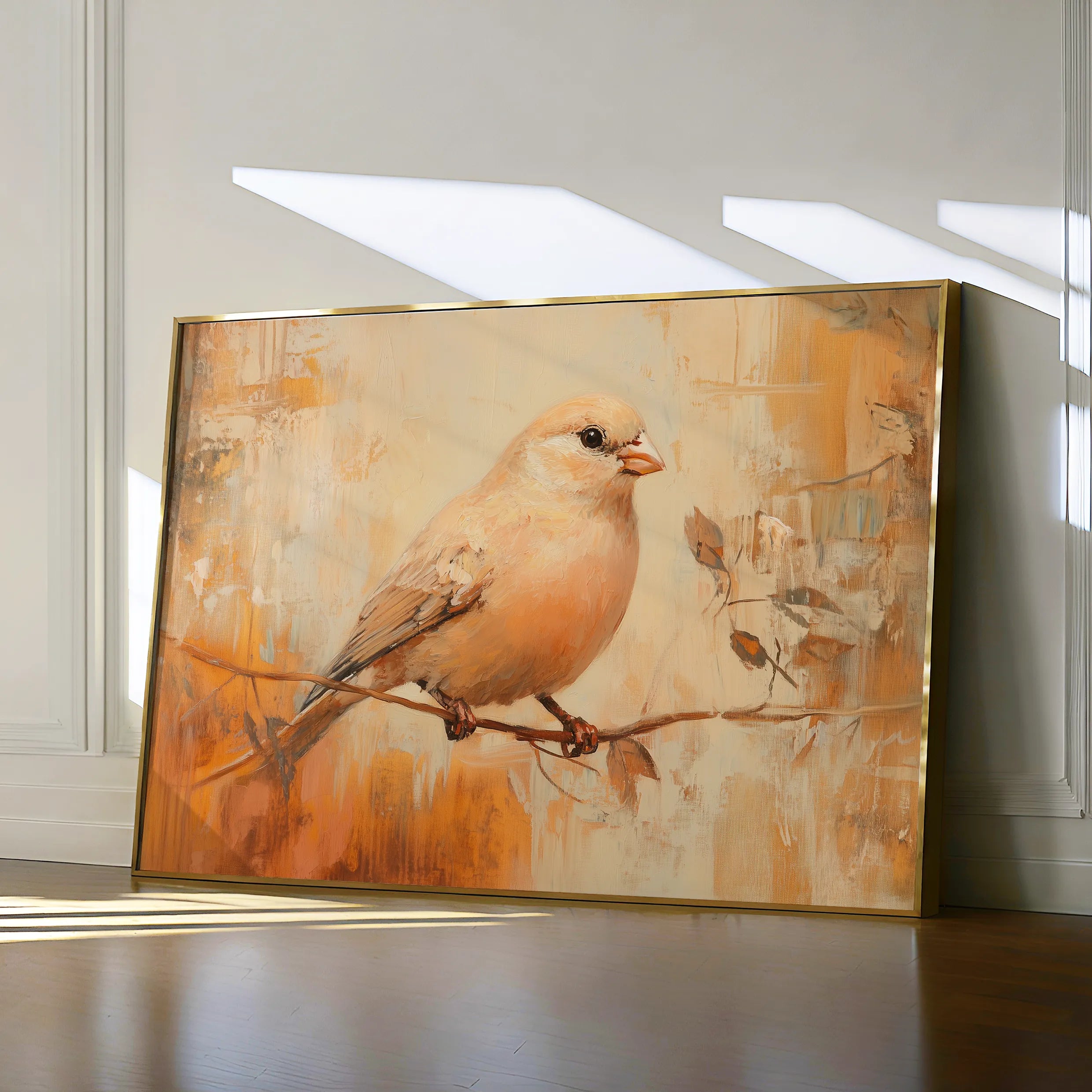 Animals 033 Canvas Art 18" x 24" / 45 x 60 cm / Black
