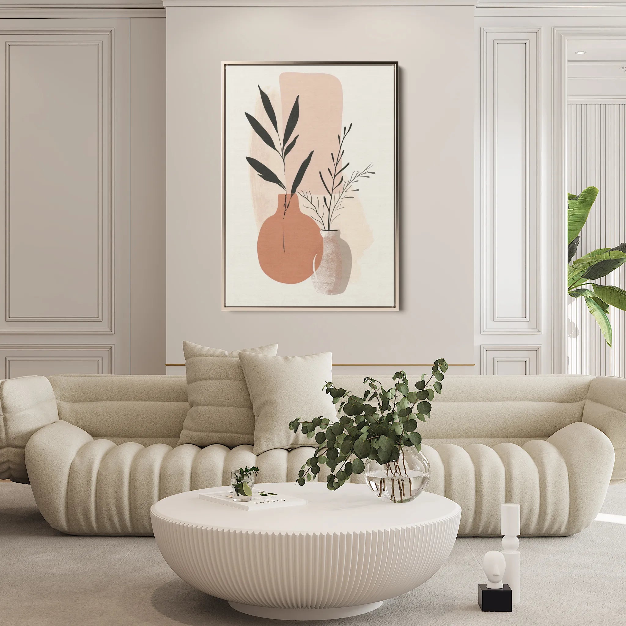 Boho 033 Canvas Art 18" x 24" / 45 x 60 cm / Black