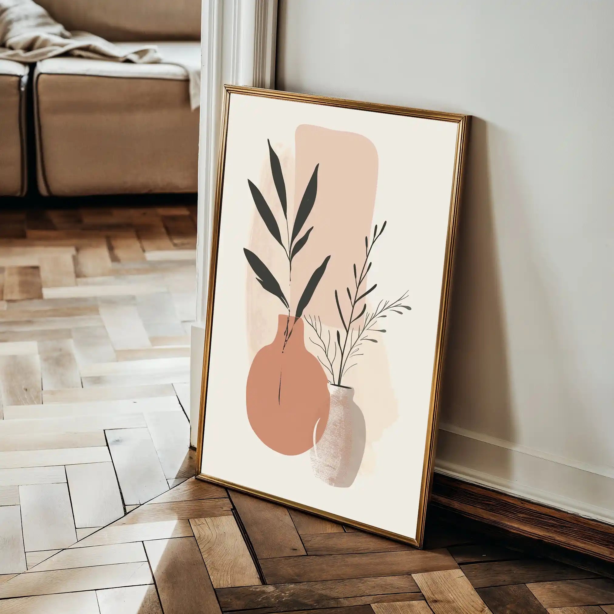 Boho 033 Canvas Art 60 x 40 cm / Black