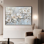 Floral 033 Canvas Art 18" x 24" / 45 x 60 cm / Black