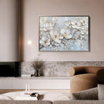 Floral 033 Canvas Art 60 x 40 cm / Black
