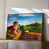 Landscape 033 Canvas Art 18" x 24" / 45 x 60 cm / Black