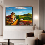 Landscape 033 Canvas Art 60 x 40 cm / Black