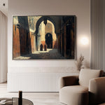Orientalist 033 Canvas Art 18" x 24" / 45 x 60 cm / Black