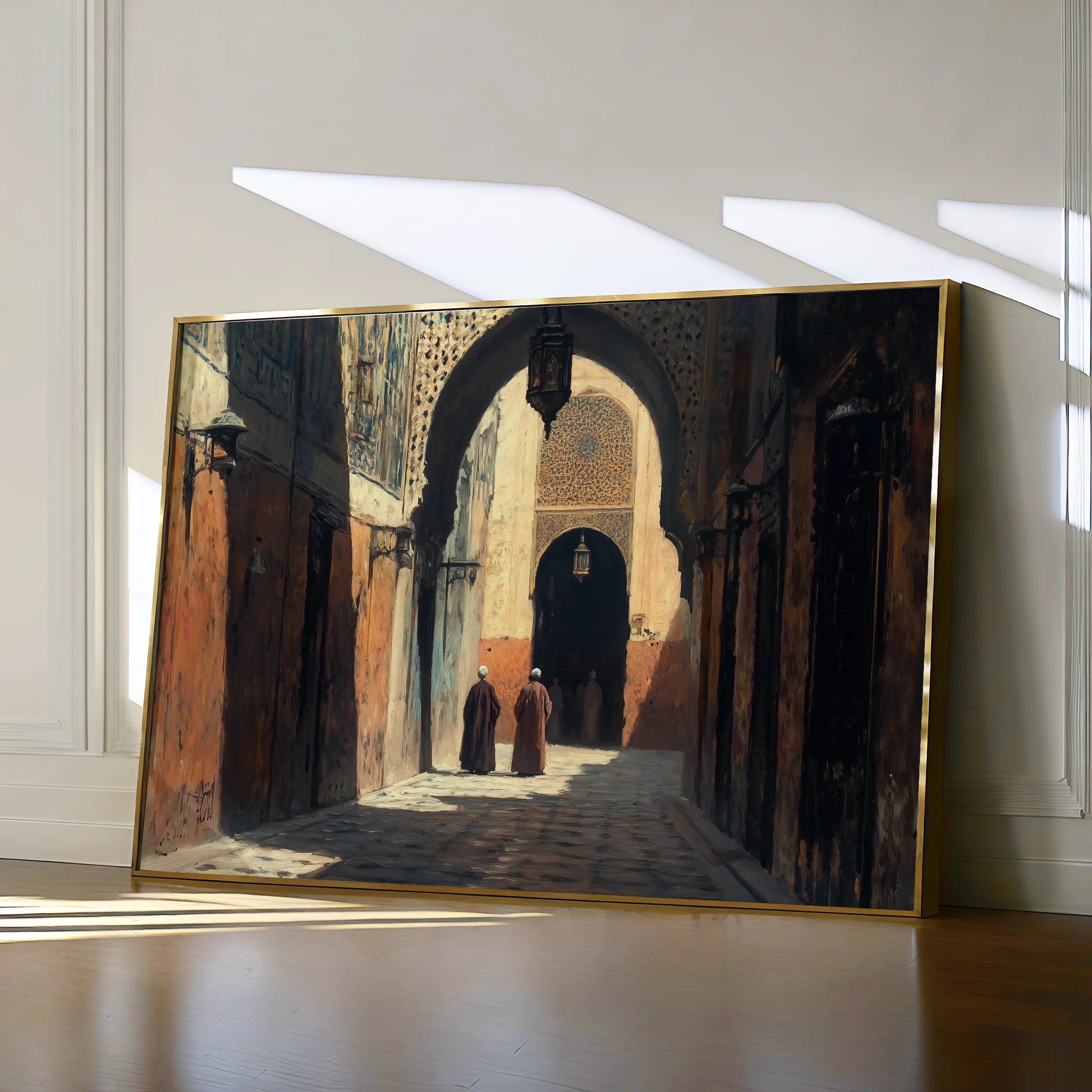 Orientalist 033 Canvas Art 18" x 24" / 45 x 60 cm / Black
