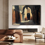 Orientalist 033 Canvas Art 18" x 24" / 45 x 60 cm / Black