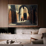 Orientalist 033 Canvas Art 18" x 24" / 45 x 60 cm / Black