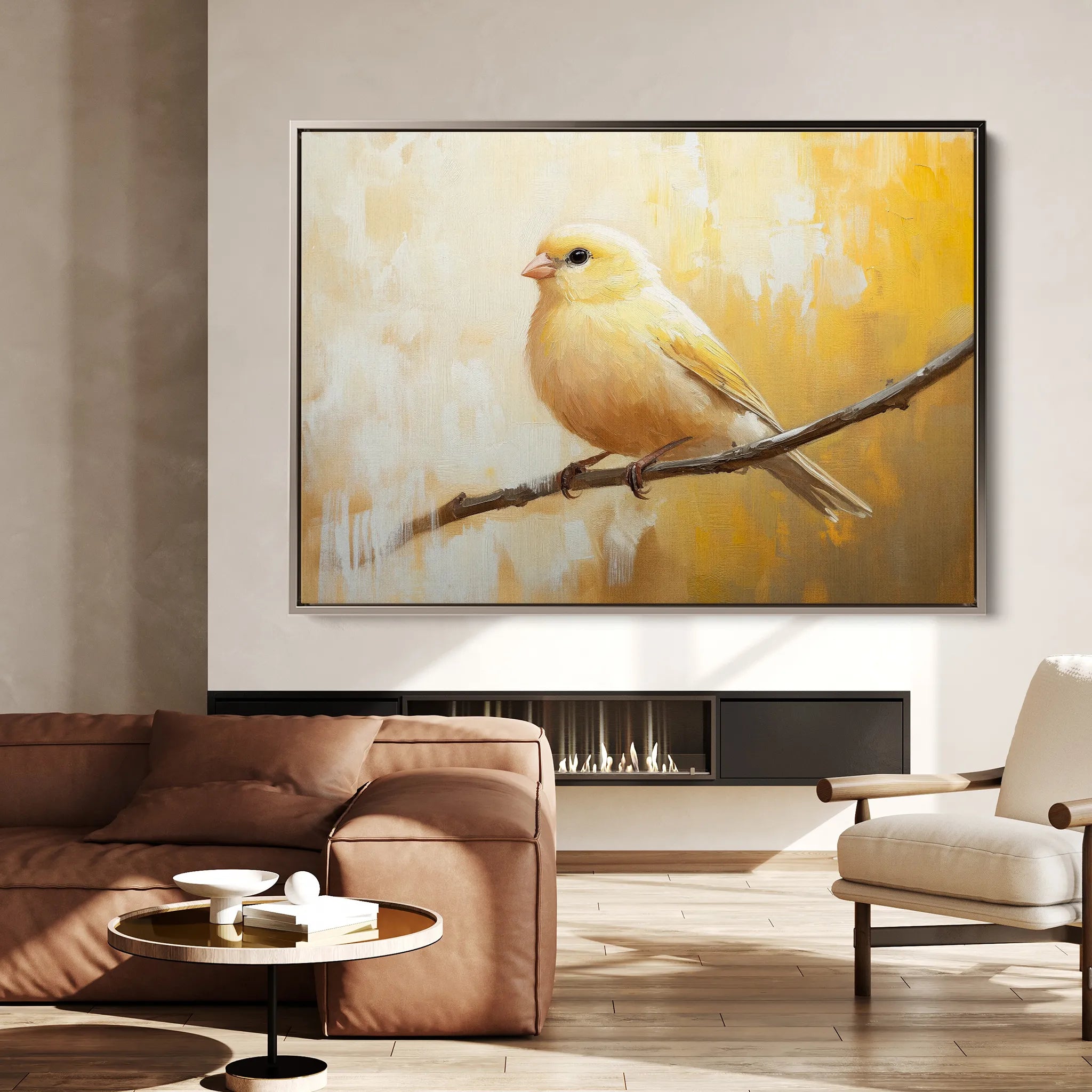 Animals 034 Canvas Art 18" x 24" / 45 x 60 cm / Black