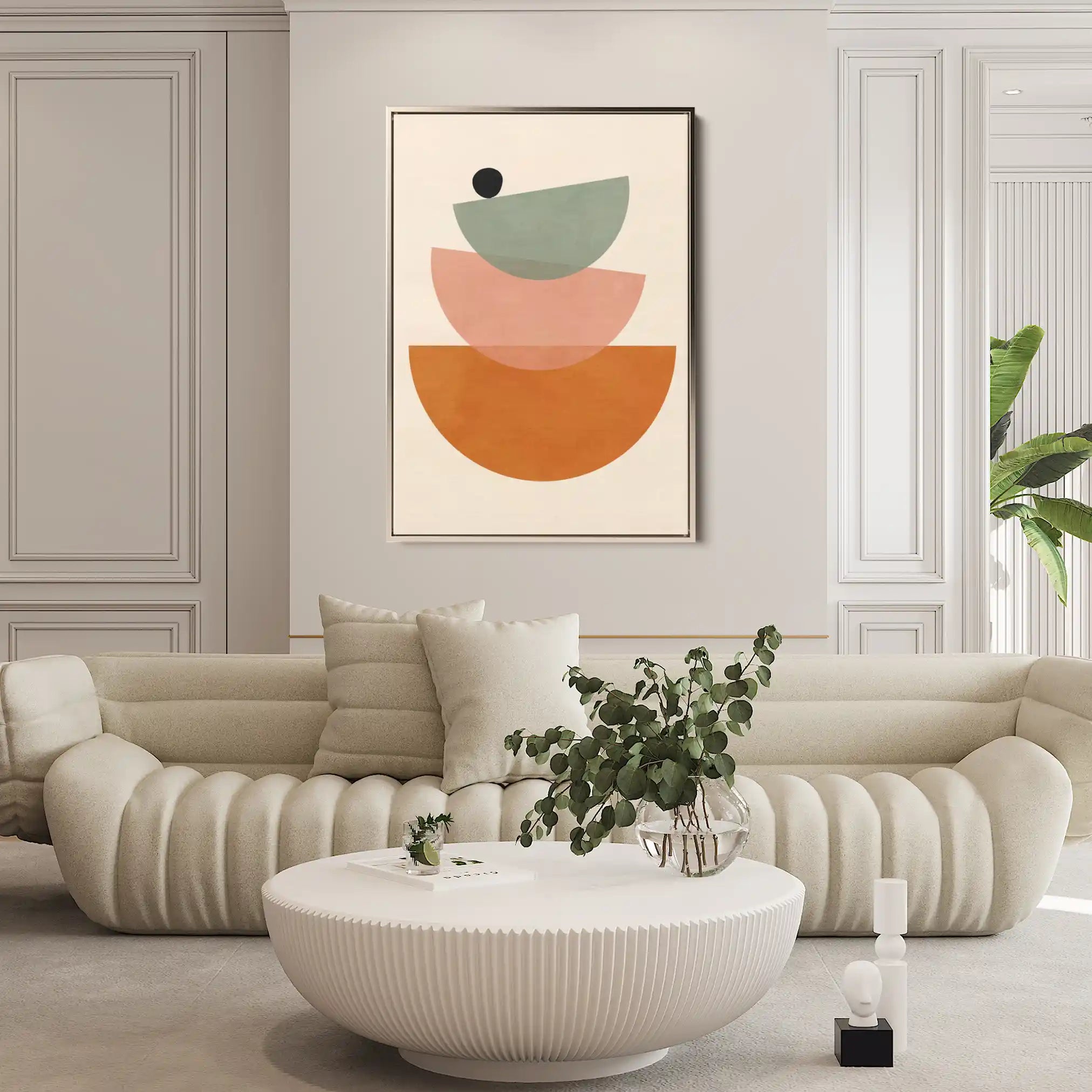 Boho 034 Canvas Art 60 x 40 cm / Black