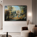 Classic 034 Canvas Art 18" x 24" / 45 x 60 cm / Black