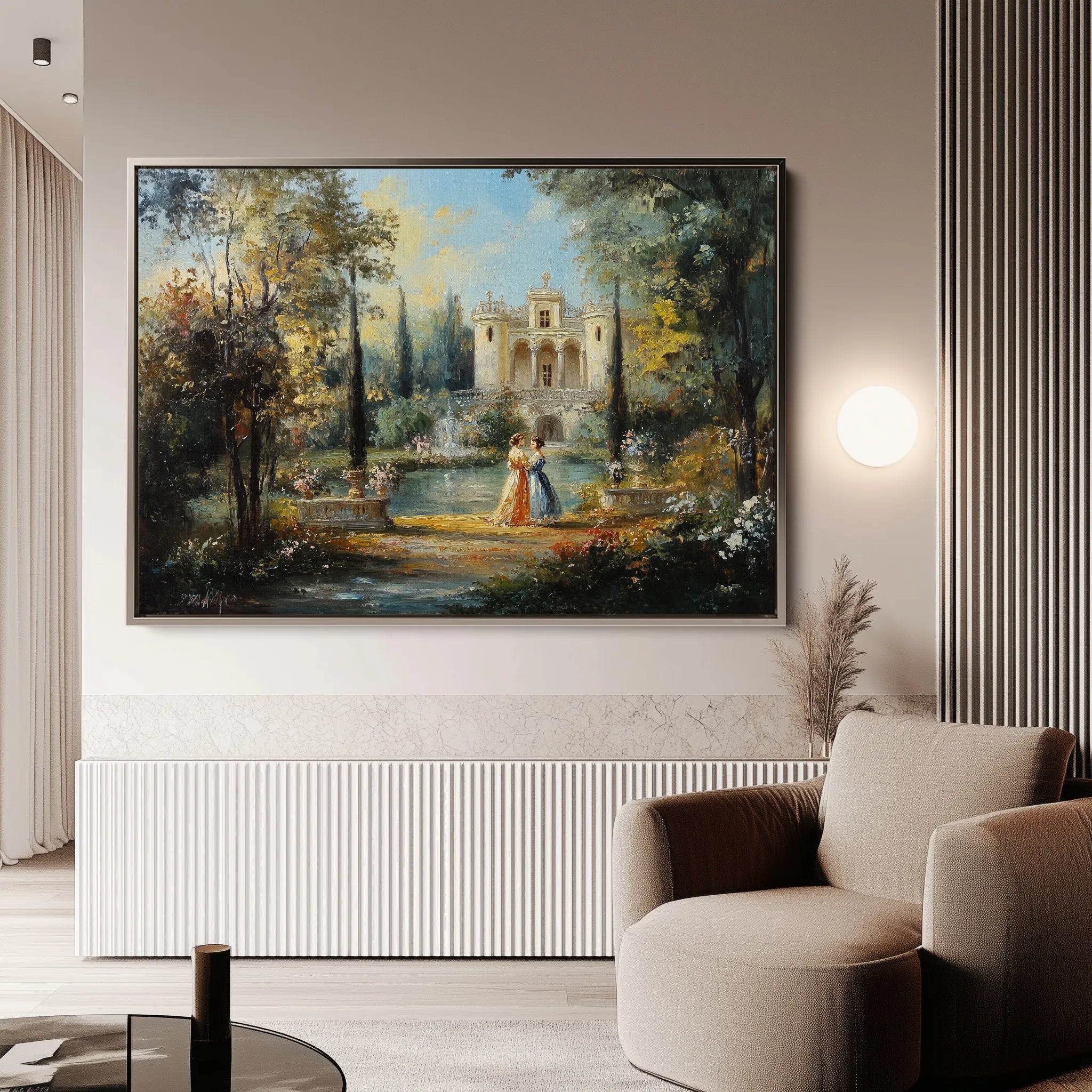 Classic 034 Canvas Art 18" x 24" / 45 x 60 cm / Black