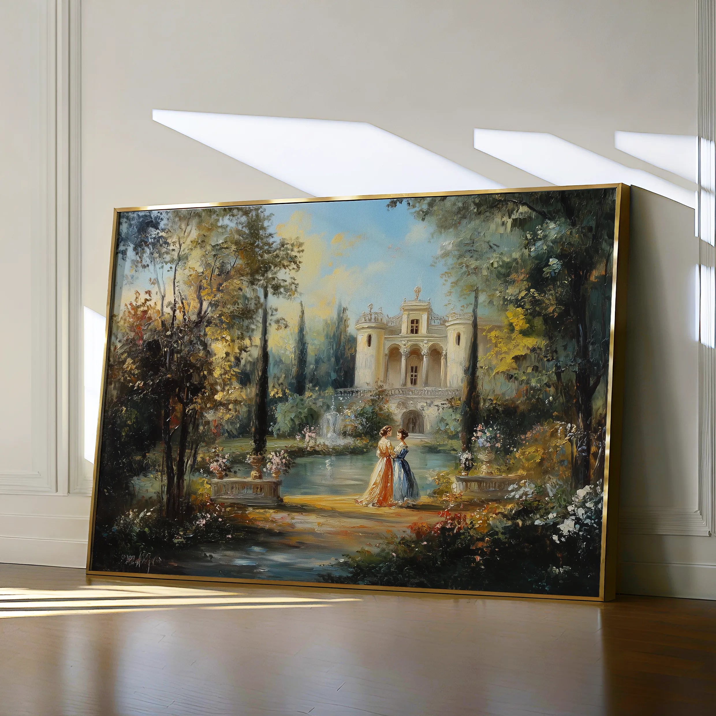 Classic 034 Canvas Art 18" x 24" / 45 x 60 cm / Black