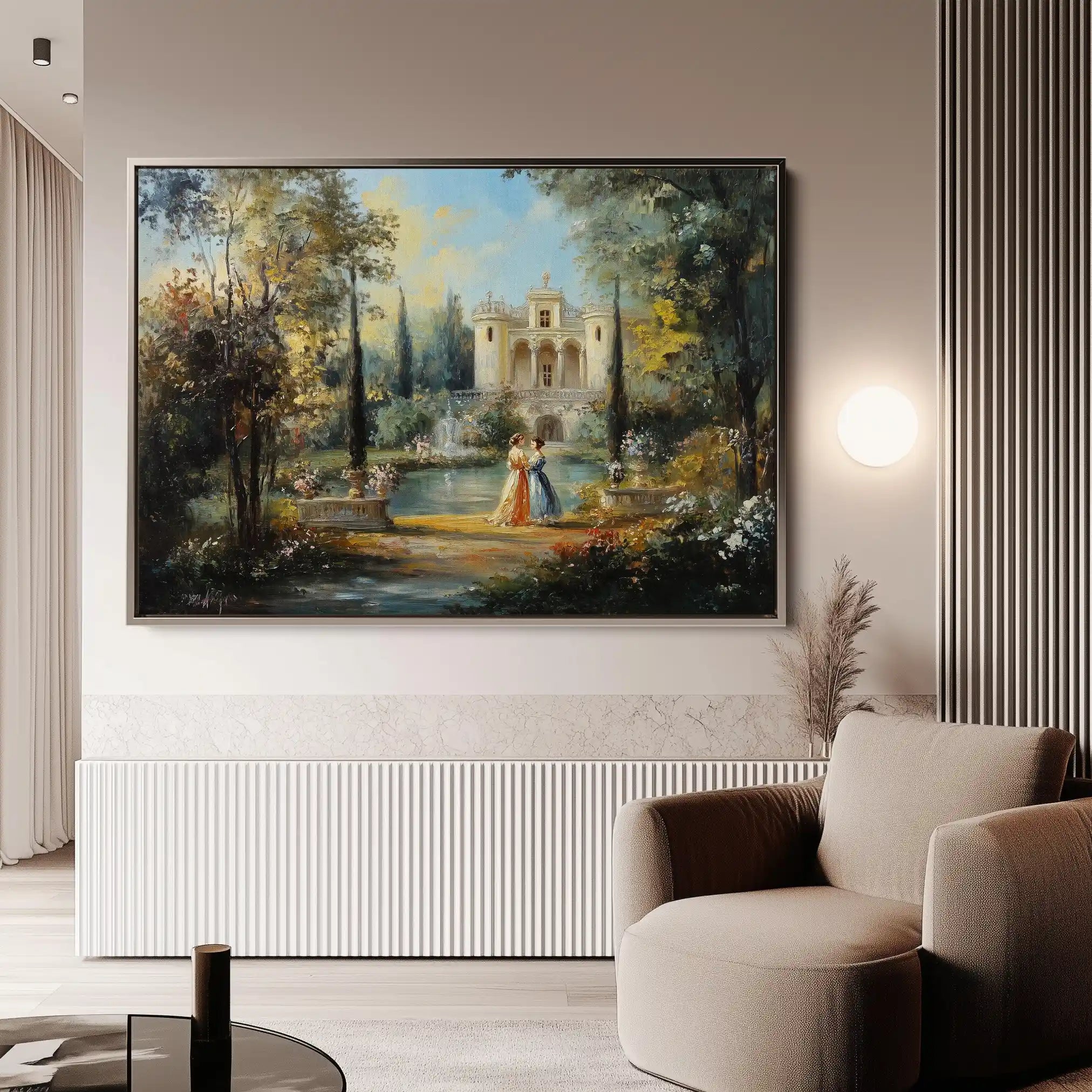 Classic 034 Canvas Art 18" x 24" / 45 x 60 cm / Black