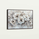 Floral 034 Canvas Art 18" x 24" / 45 x 60 cm / Black