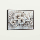Floral 034 Canvas Art 18" x 24" / 45 x 60 cm / Black