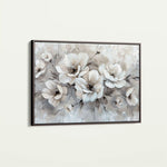 Floral 034 Canvas Art 60 x 40 cm / Black