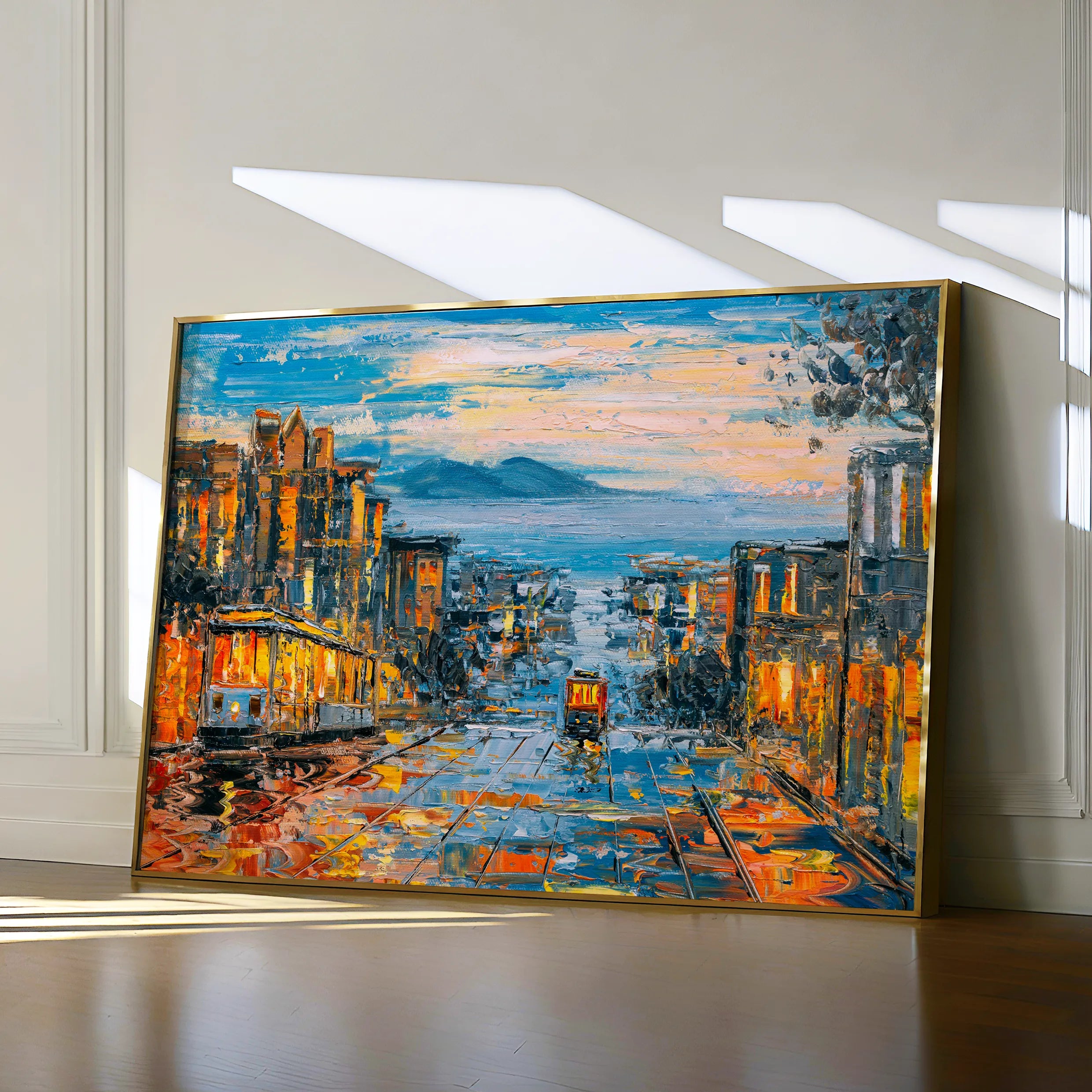 Landscape 034 Canvas Art 18" x 24" / 45 x 60 cm / Black