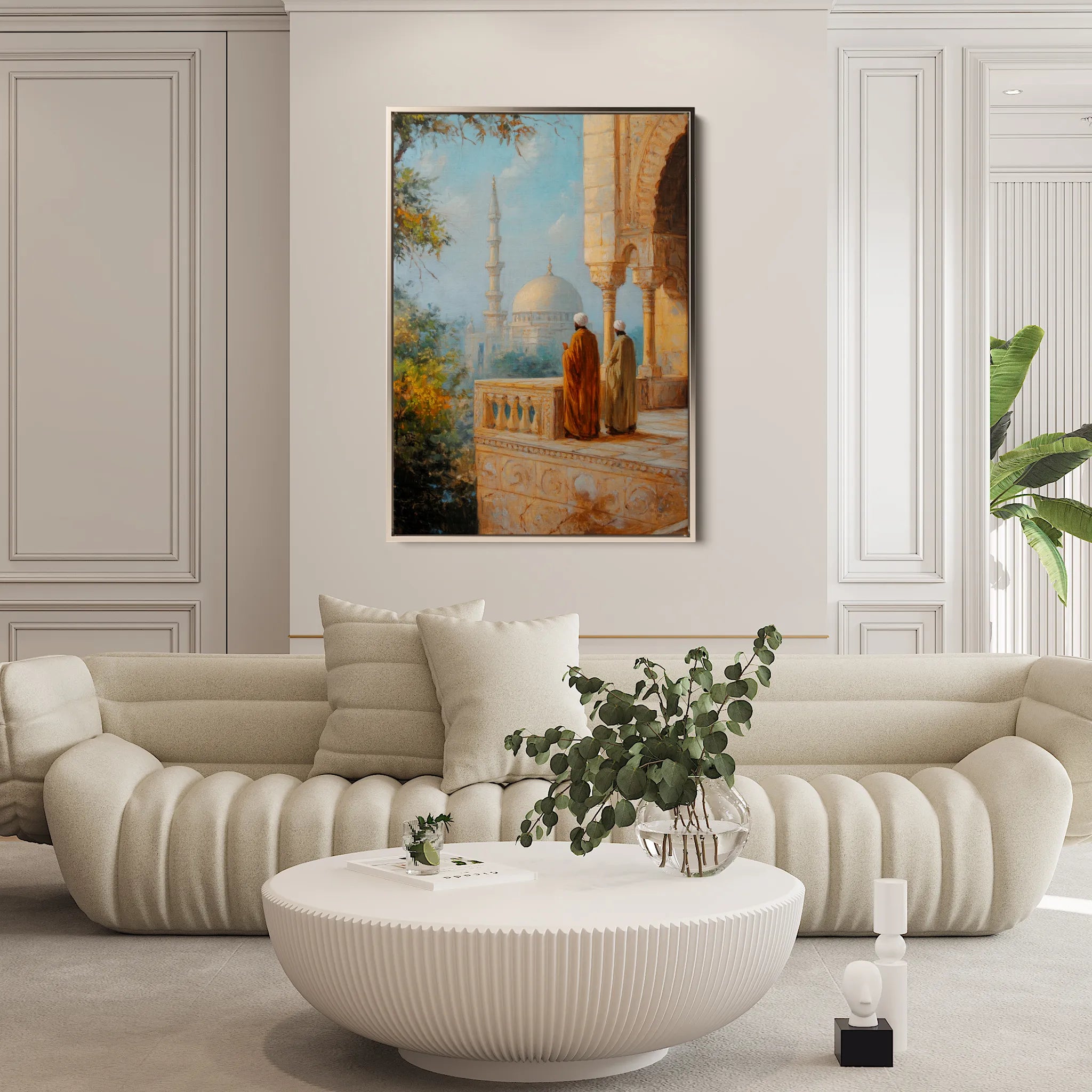 Orientalist 034 Canvas Art 18" x 24" / 45 x 60 cm / Black