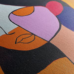 Portrait 034 Canvas Art 18" x 24" / 45 x 60 cm / Black