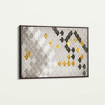 Abstract 035 Canvas Art 60 x 40 cm / Black