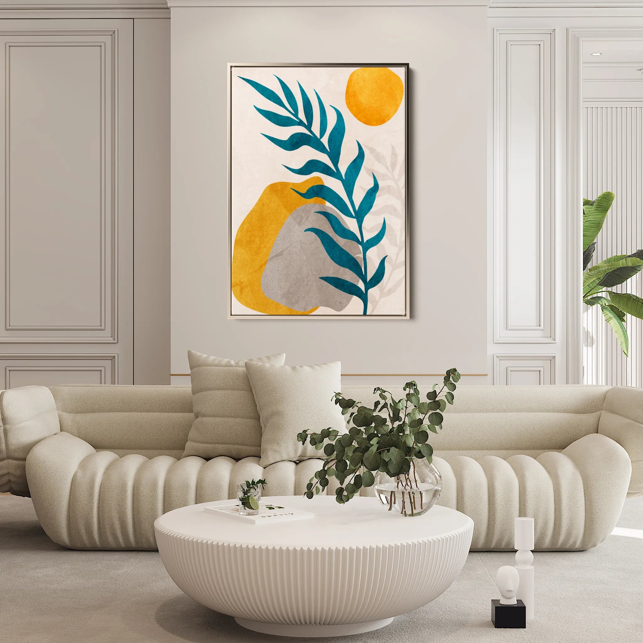 Boho 035 Canvas Art 18" x 24" / 45 x 60 cm / Black