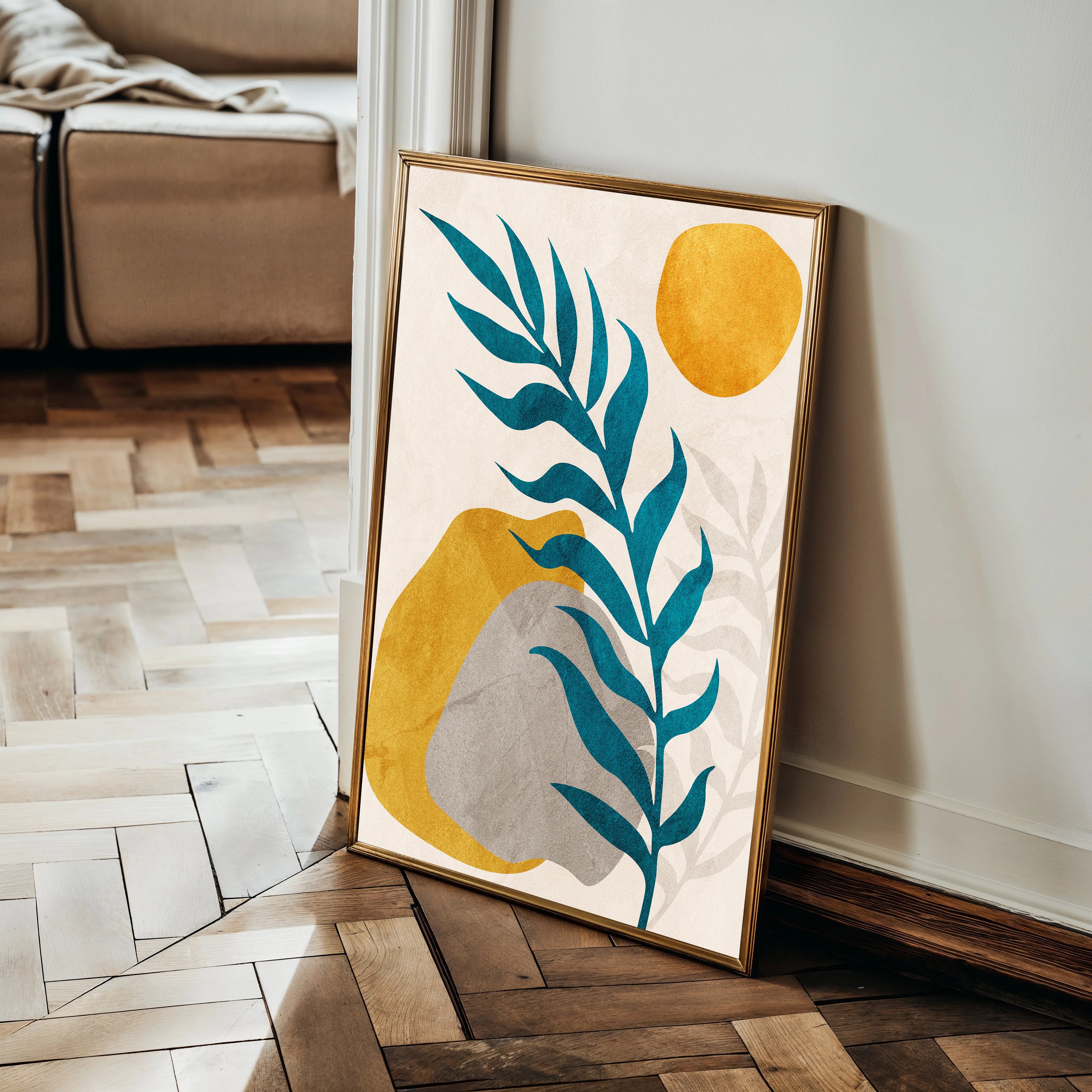 Boho 035 Canvas Art 18" x 24" / 45 x 60 cm / Black