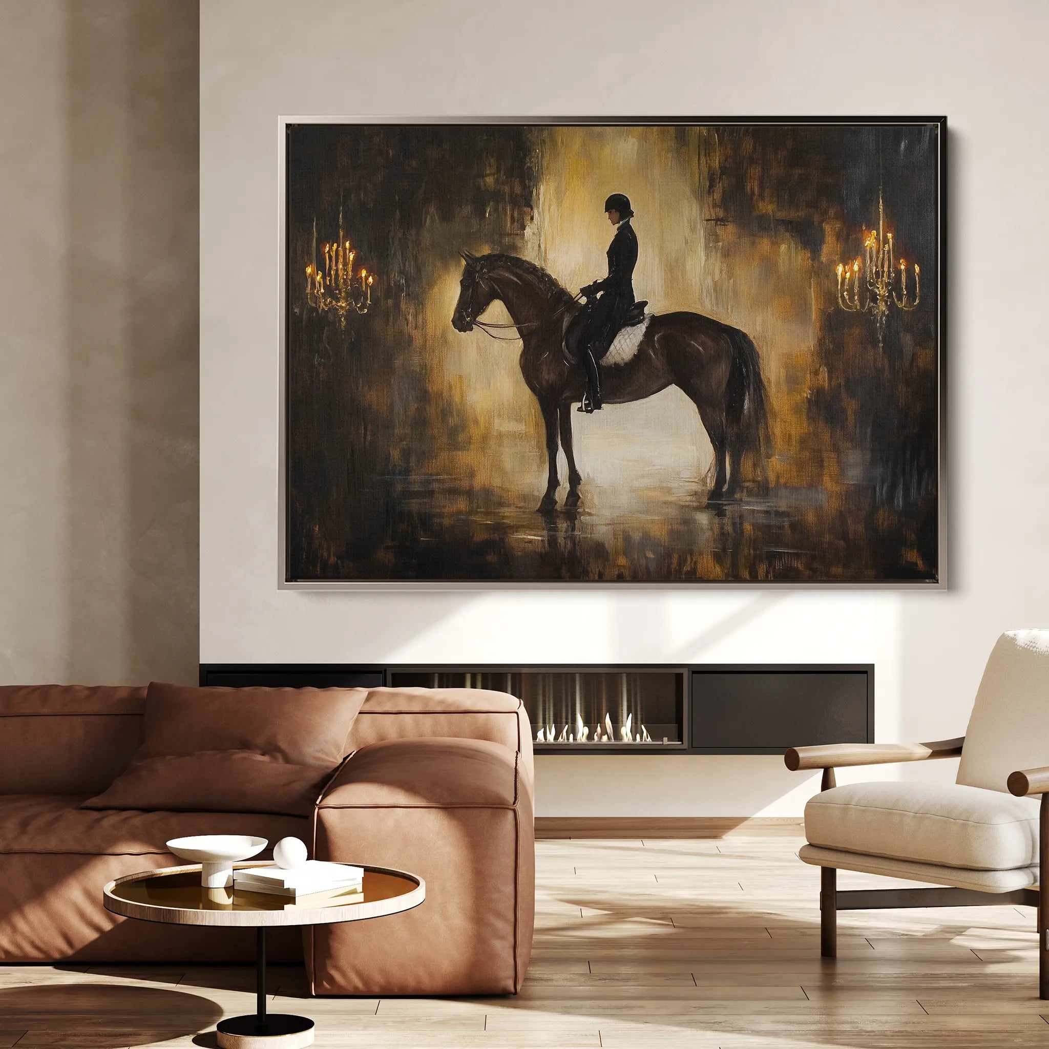 Classic 035 Canvas Art 18" x 24" / 45 x 60 cm / Black