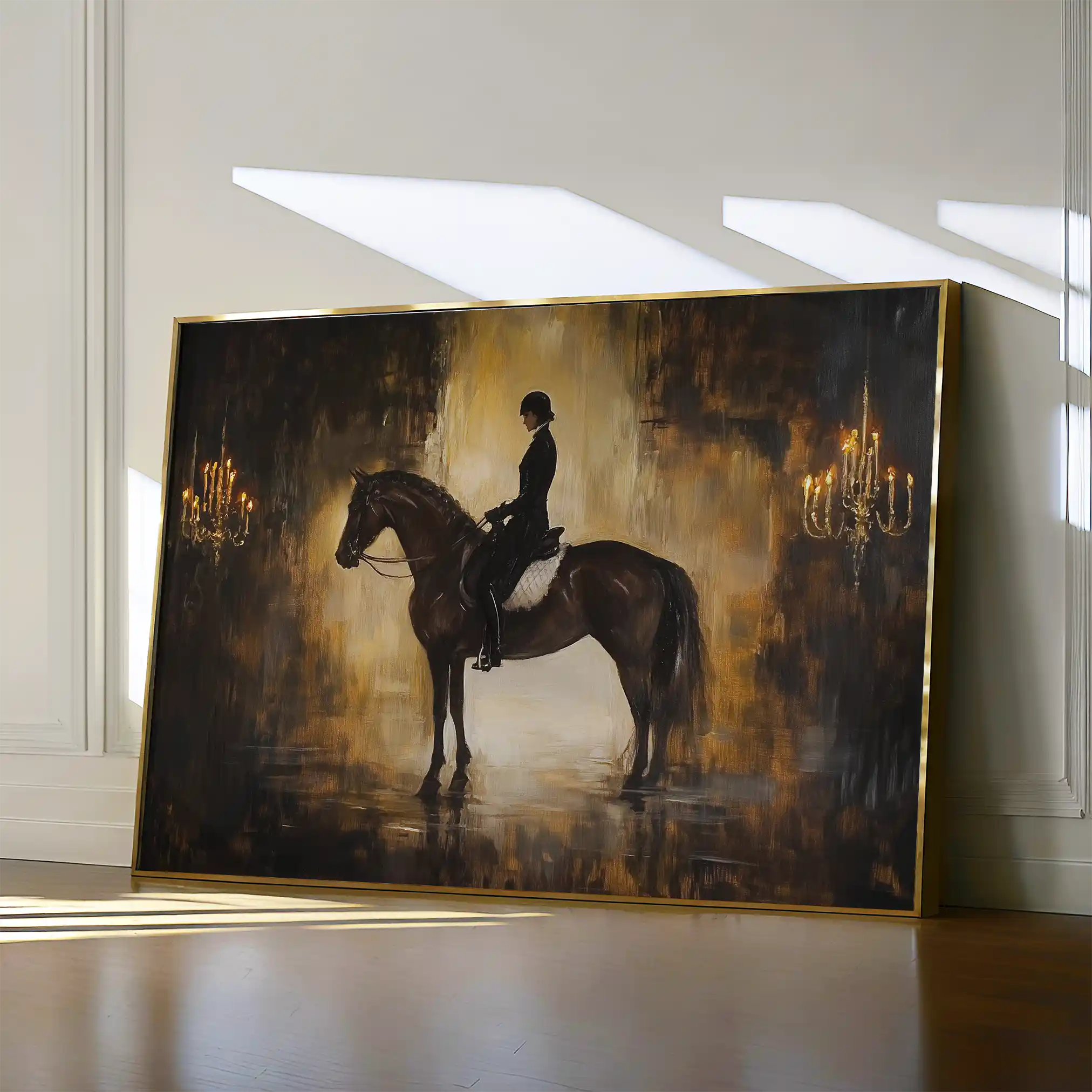 Classic 035 Canvas Art 18" x 24" / 45 x 60 cm / Black