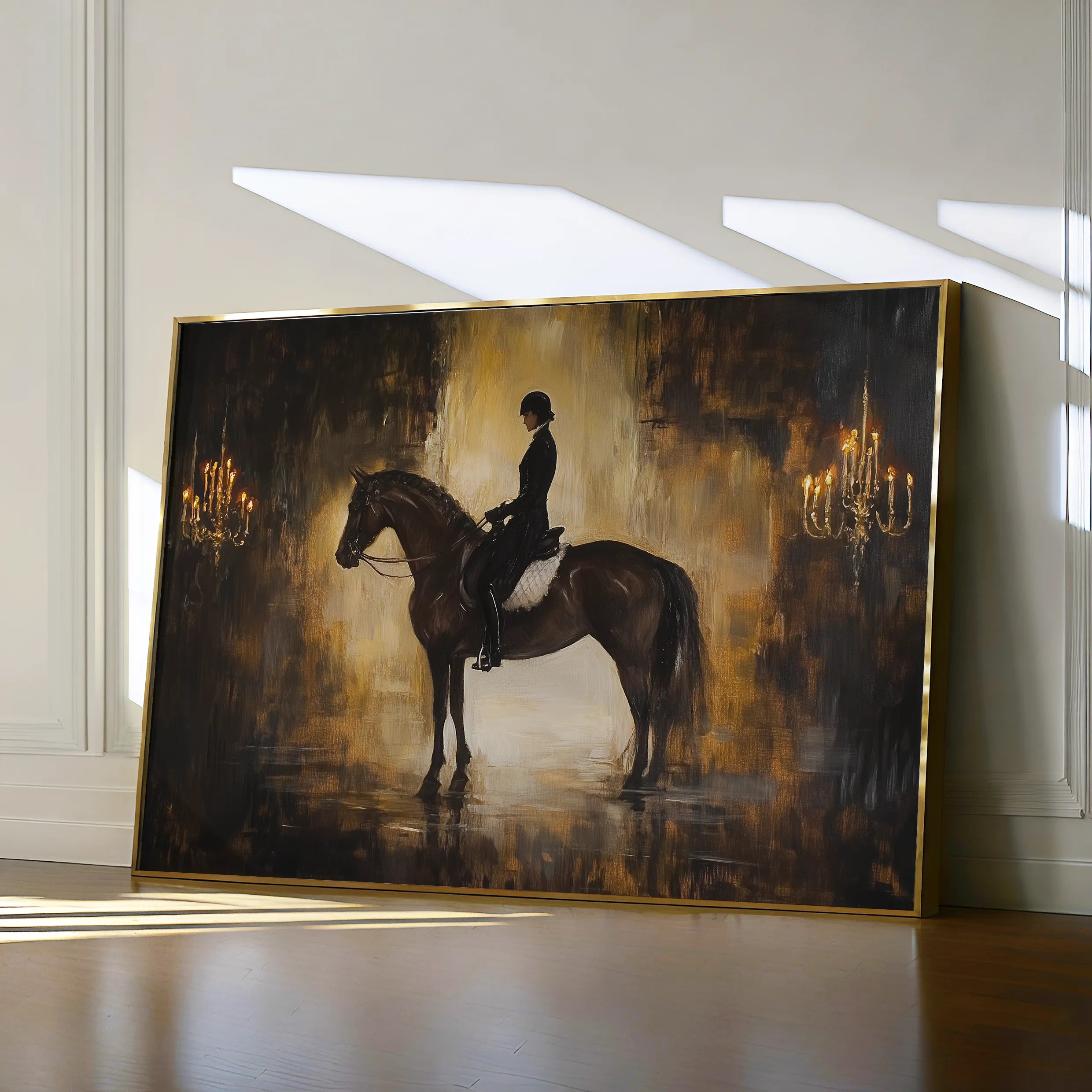 Classic 035 Canvas Art 18" x 24" / 45 x 60 cm / Black