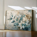 Floral 035 Canvas Art 18" x 24" / 45 x 60 cm / Black
