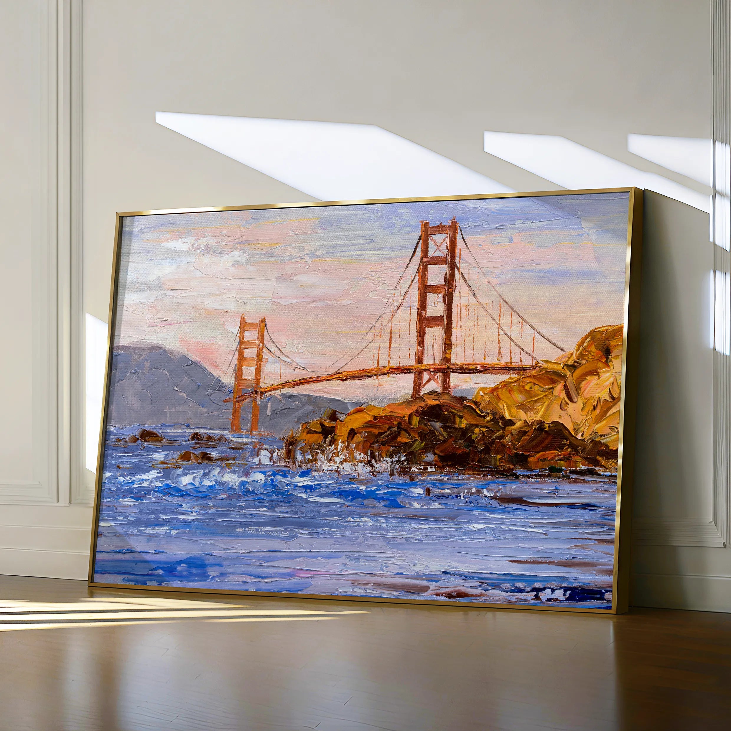 Landscape 035 Canvas Art 18" x 24" / 45 x 60 cm / Black