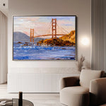 Landscape 035 Canvas Art 60 x 40 cm / Black