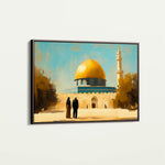 Palestine 035 Canvas Art 60 x 40 cm / Black
