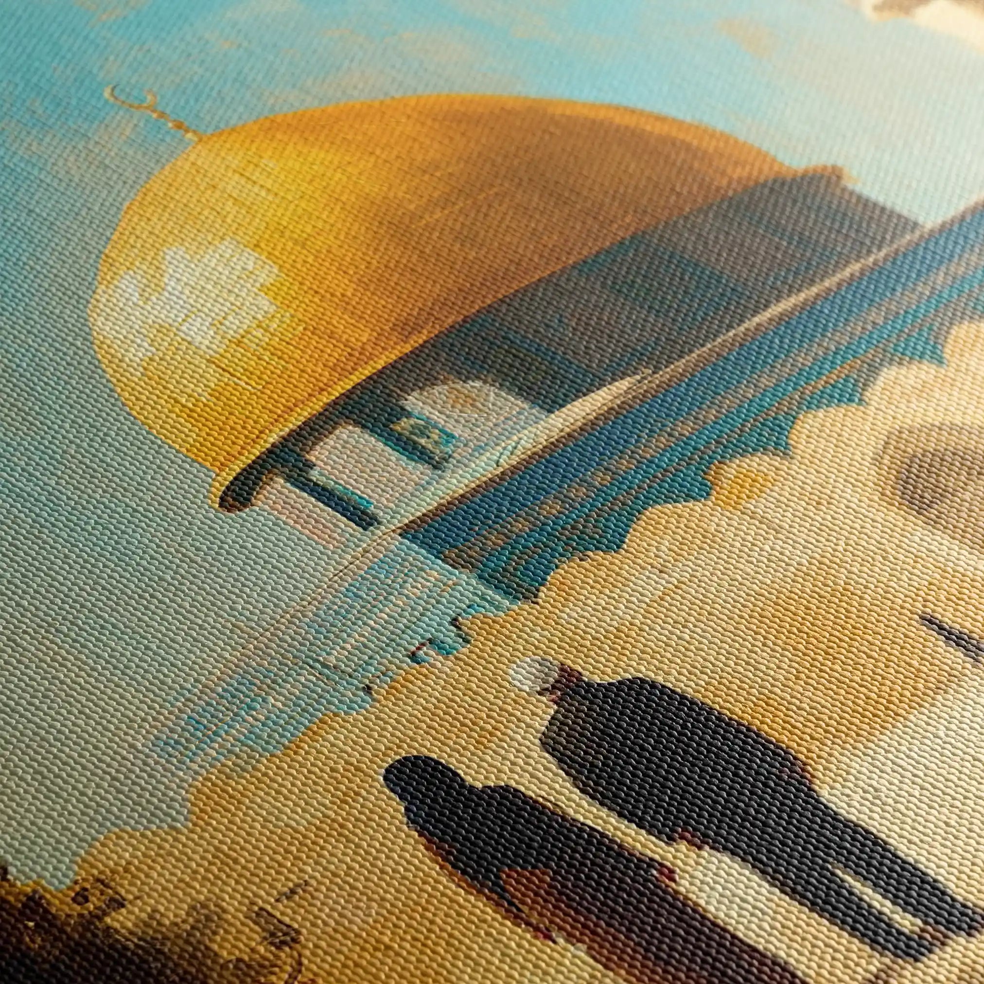Palestine 035 Canvas Art 60 x 40 cm / Black
