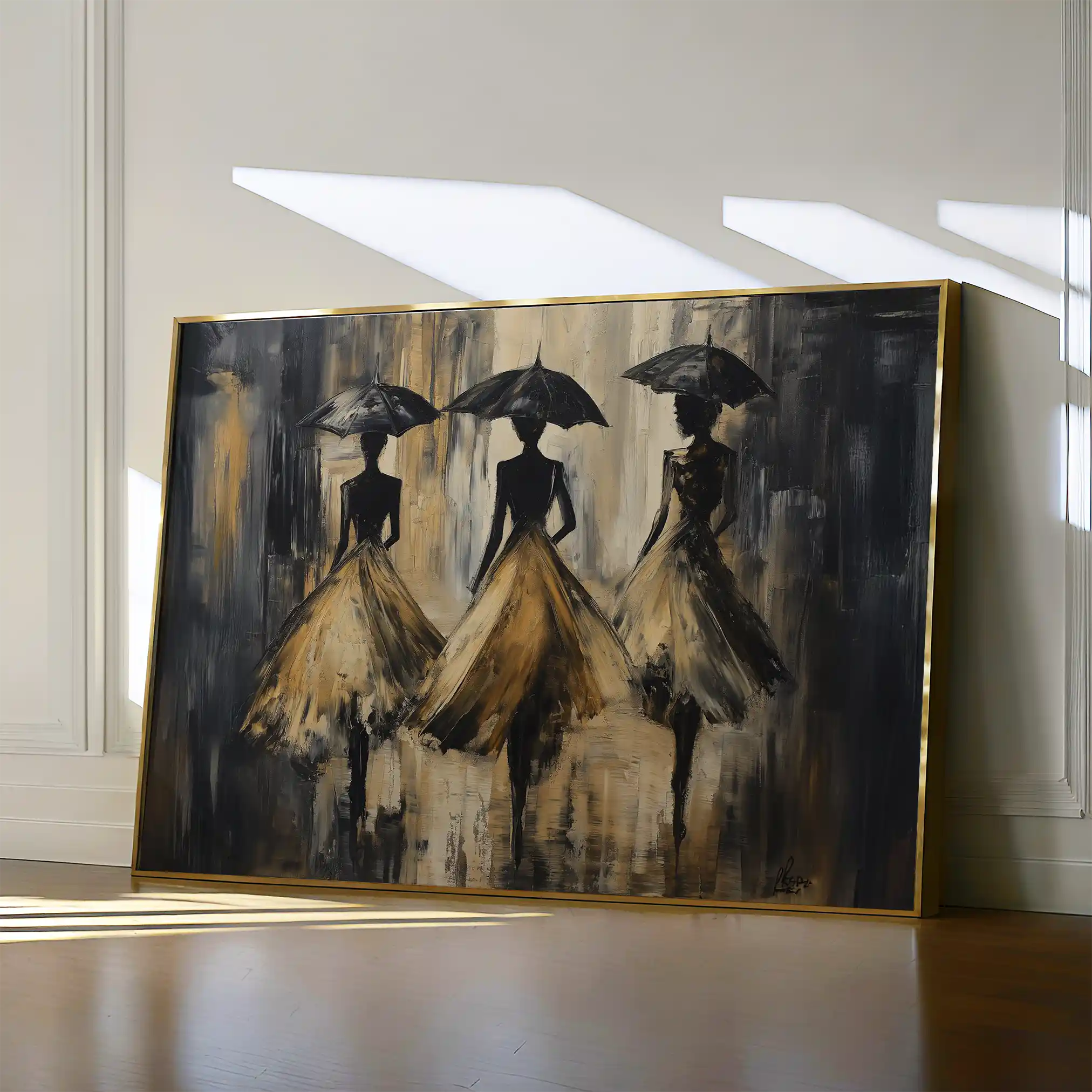 Portrait 035 Canvas Art 60 x 40 cm / Black