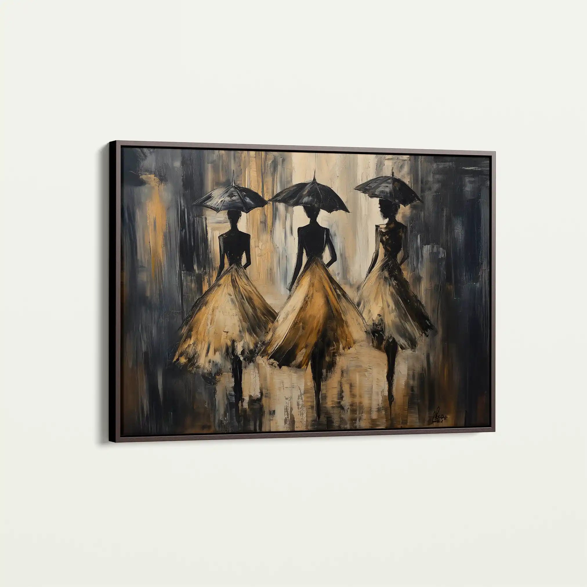 Portrait 035 Canvas Art 60 x 40 cm / Black