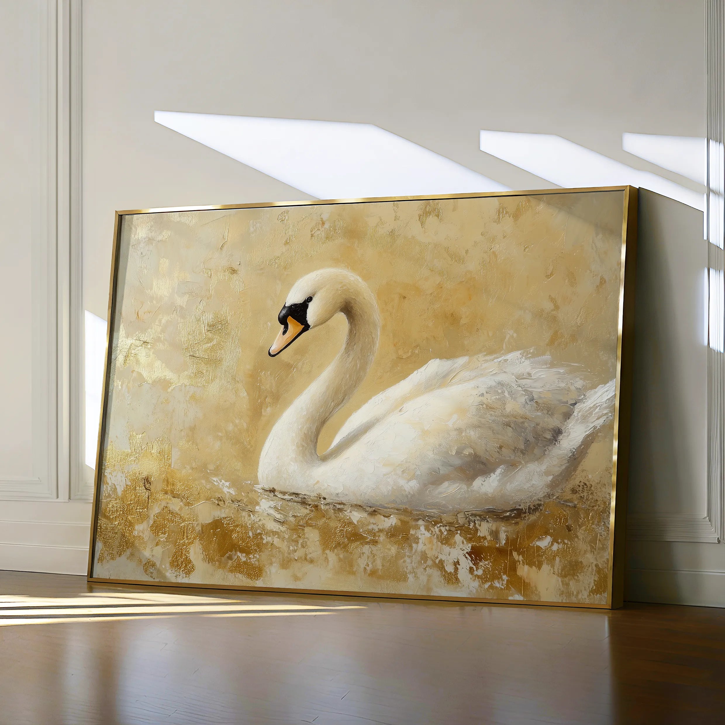 Animals 036 Canvas Art 18" x 24" / 45 x 60 cm / Black
