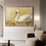 Animals 036 Canvas Art 18" x 24" / 45 x 60 cm / Black