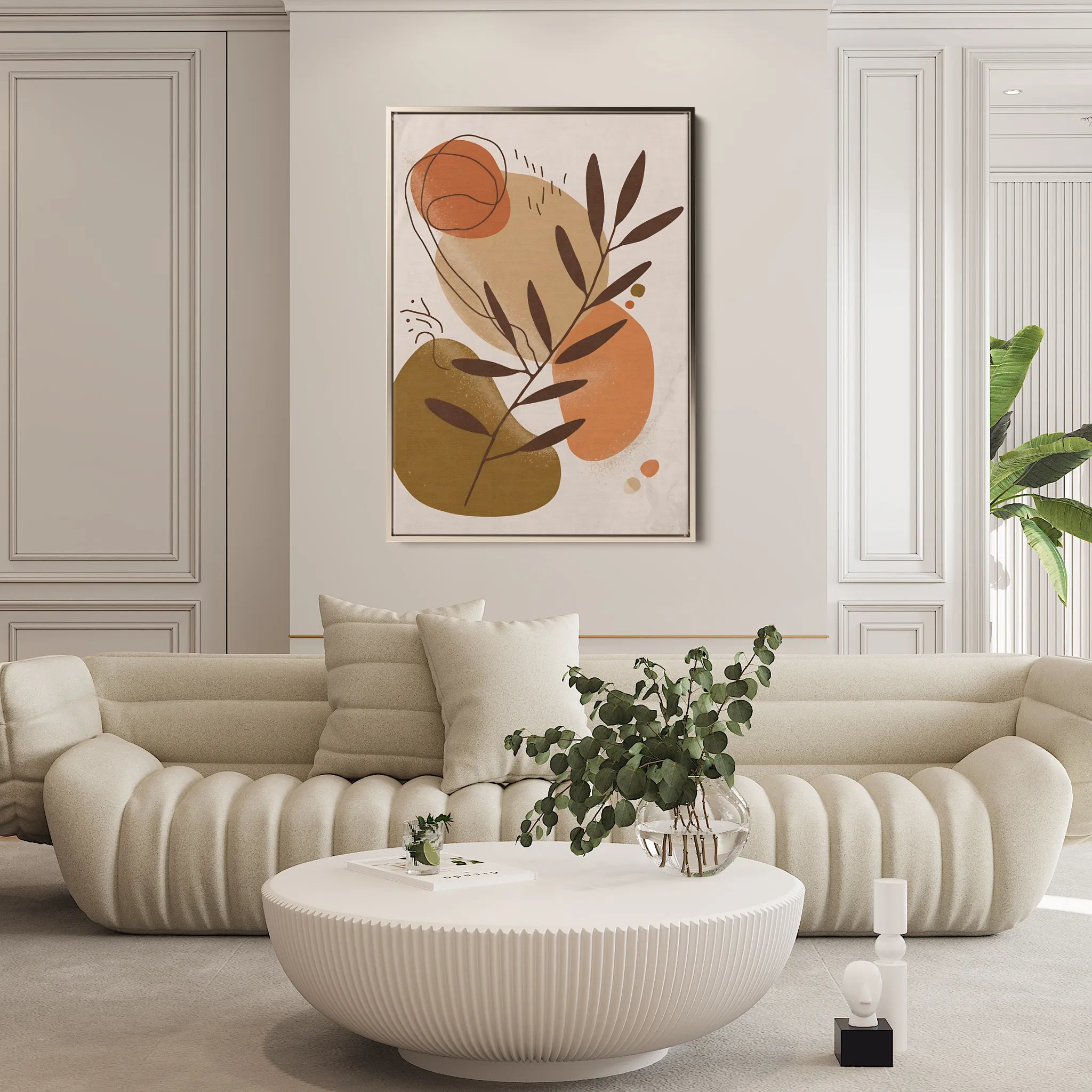 Boho 036 Canvas Art 18" x 24" / 45 x 60 cm / Black