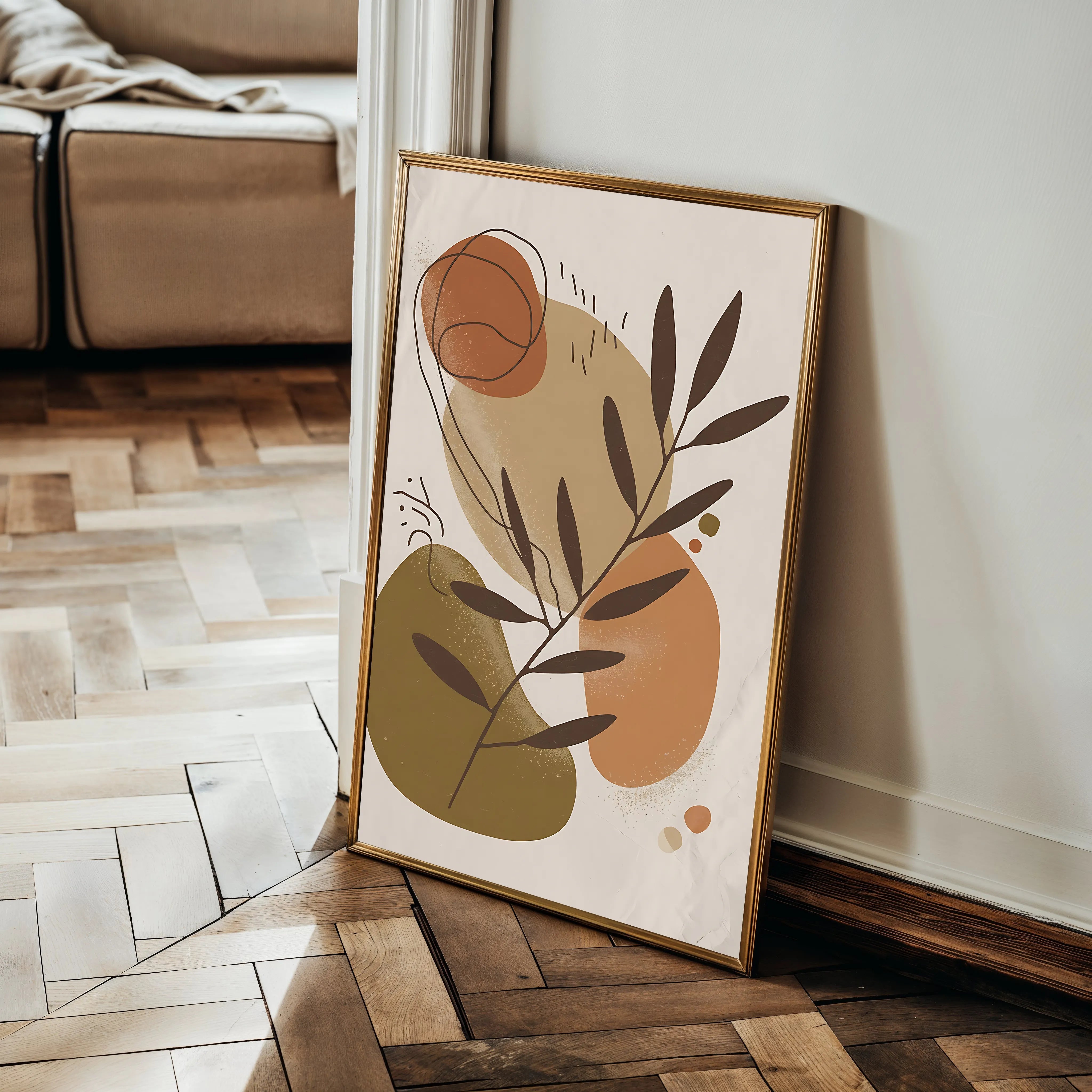 Boho 036 Canvas Art 18" x 24" / 45 x 60 cm / Black