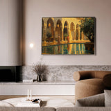 Orientalist 036 Canvas Art 18" x 24" / 45 x 60 cm / Black