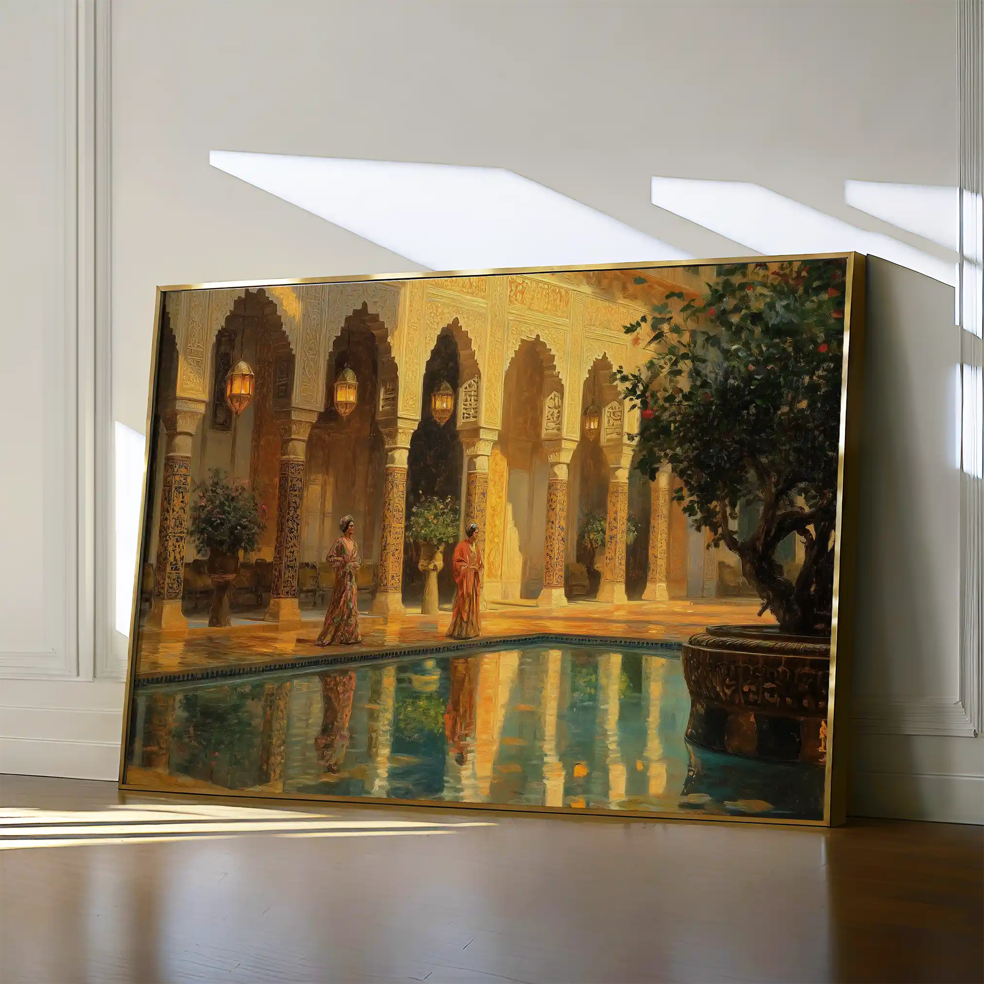 Orientalist 036 Canvas Art 60 x 40 cm / Black