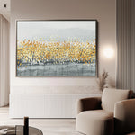 Abstract 037 Canvas Art 18" x 24" / 45 x 60 cm / Black
