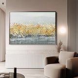 Abstract 037 Canvas Art 18" x 24" / 45 x 60 cm / Black