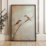 Animals 037 Canvas Art 18" x 24" / 45 x 60 cm / Black